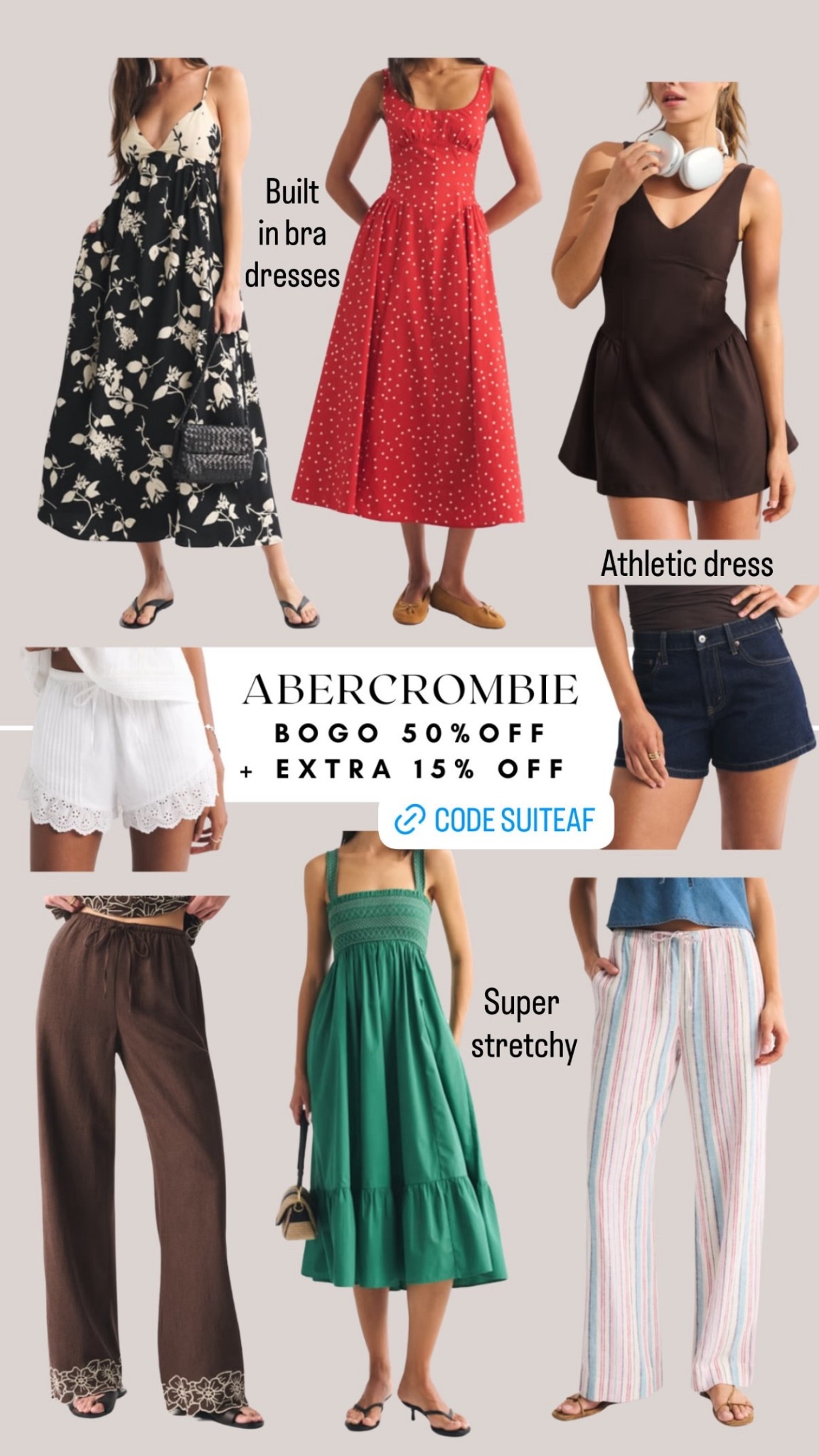 Abercrombie BOGO 50% off + stackable 15% w/ SUITEAF
Spring wardrobe 


#LTKootd #LTKSaleAlert #LTKPetite
