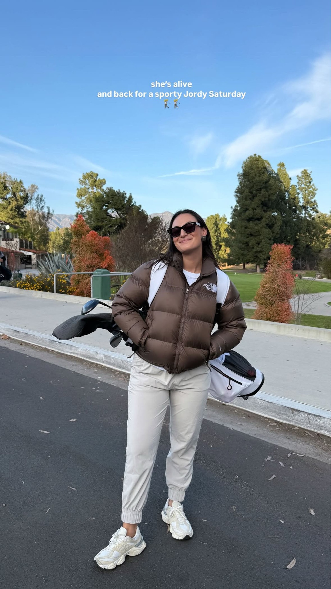 Saturday’s sporty ootd | activewear | outfit inspo | golf