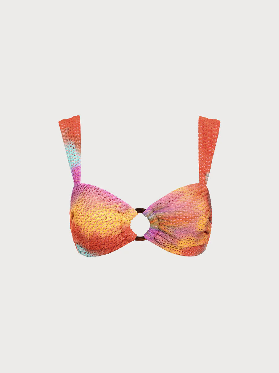 Orange Crochet O-Ring Bikini Top & Reviews - Orange - Sustainable Bikinis | BERLOOK | BERLOOK