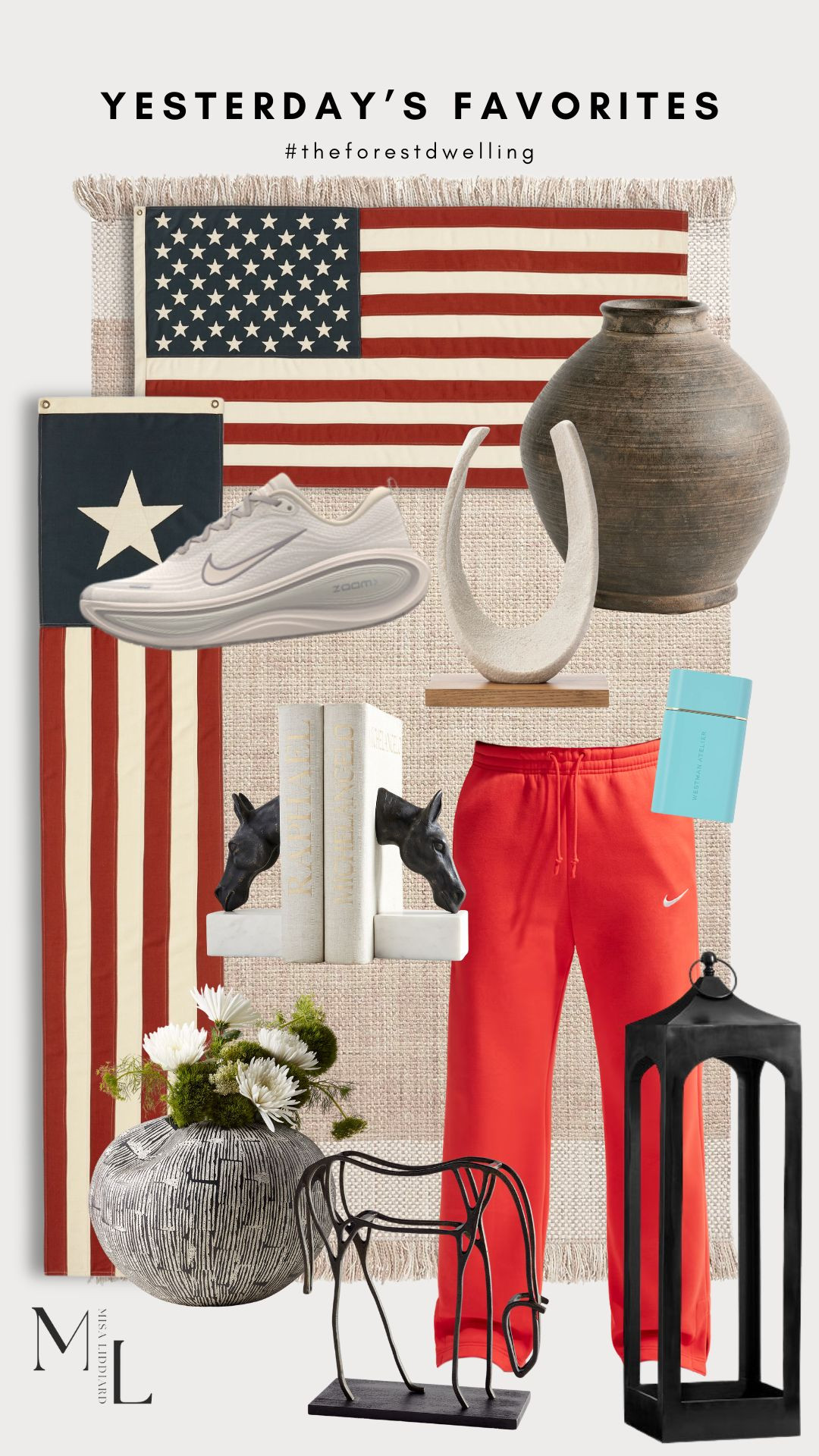 Yesterday's top picks! The Heritage Collection is a timeless way to decorate for the Fourth of July. The Banner Flag is a personal fave! Love the Sun Tone Bronzing Drops for a natural summer glow. These sweatpants are a staple in my wardrobe. Lots of colors to choose from. 

 #LTKdayinmylife #LTKSeasonal #LTKHome