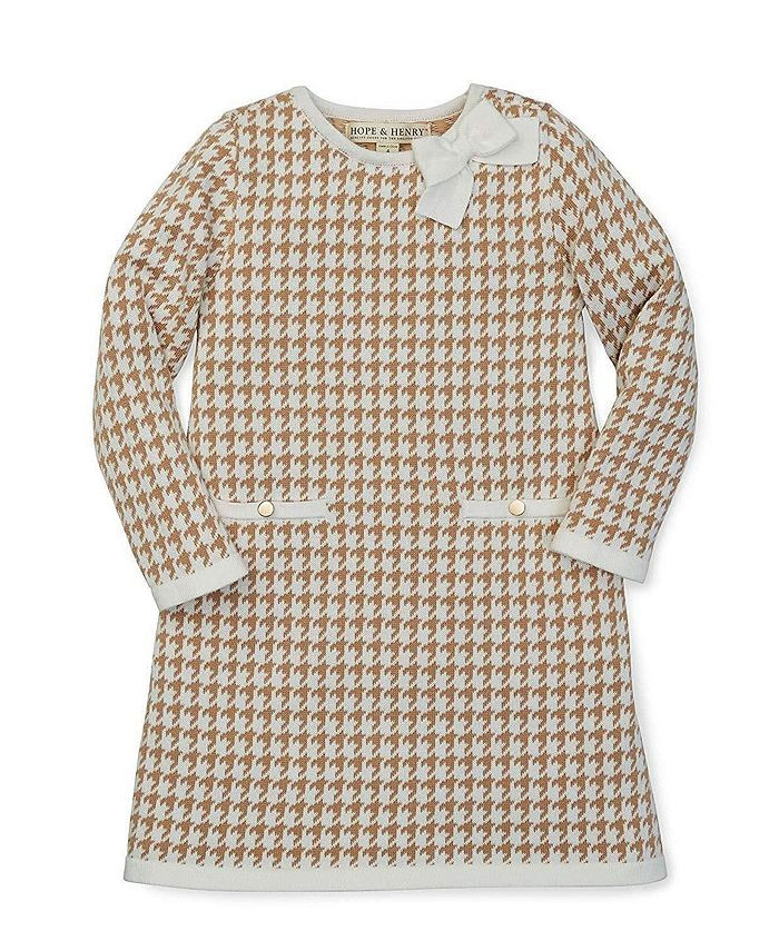 Hope & Henry Girls' Bow Detail Sweater Dress, Toddler & Reviews - Kids - Macy's | Macys (US)