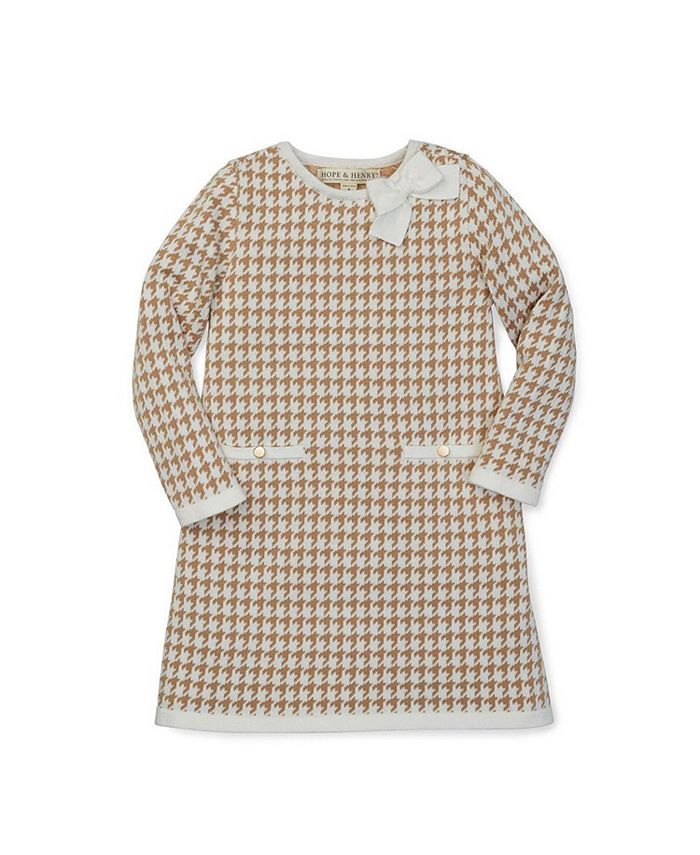 Hope & Henry Girls' Bow Detail Sweater Dress, Toddler & Reviews - Kids - Macy's | Macys (US)