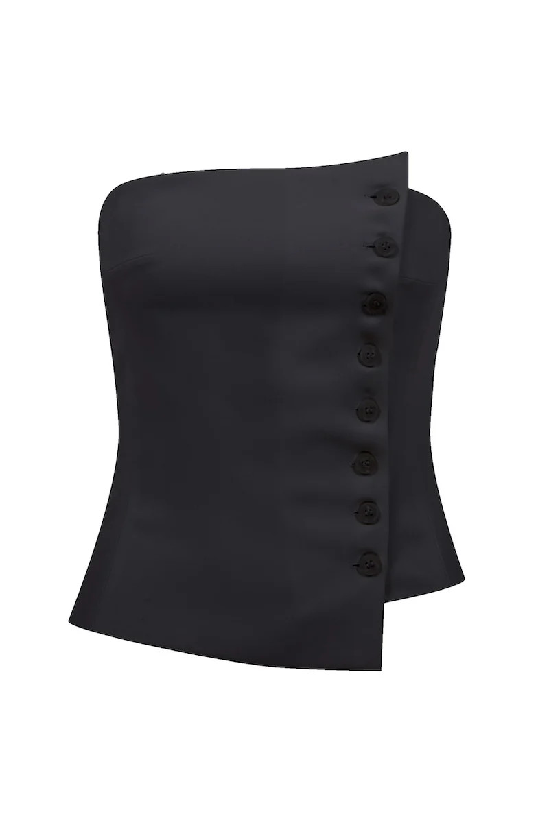 ODYLE TOP IN BLACK | Nazli Ceren | CULT MIA | CULT MIA UK LTD