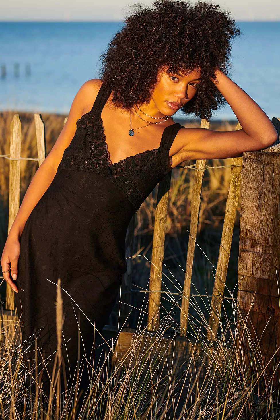 Light Before Dark Bex Lingerie Slip Dress | Urban Outfitters (EU)