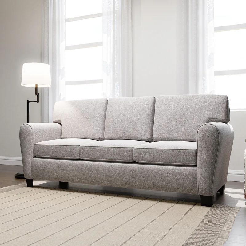 Kempton 88.5" Round Arm Sofa with Reversible Cushions | Wayfair North America