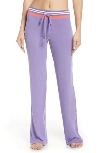 Women's Make + Model Best Boyfriend Brushed Hacci Lounge Pants, Size X-Small - Purple | Nordstrom