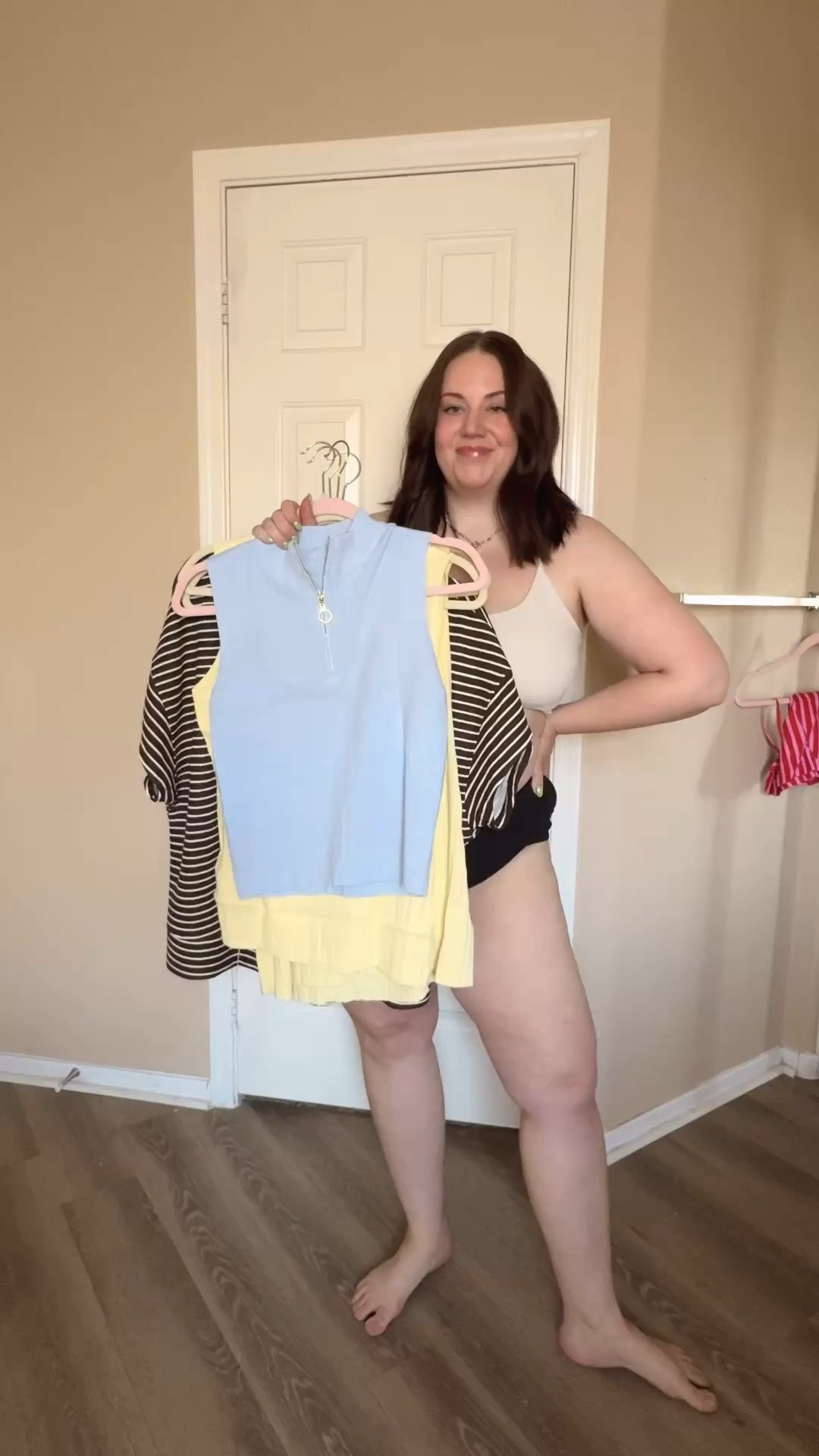 Affordable summer items from Amazon! Which do you think I should keep or return? 

Sizing Info: 
Red and pink shorts: XXL (size up for looser fit)
Blue top: XL (True to size)
Yellow tops: XL (True to size)
Matching set: XXL (size up for looser fit)
Abercrombie black denim shorts: 16 (size up for more comfortable fit)

#LTKxAbercrombie #LTKSaleAlert #LTKMidsize
