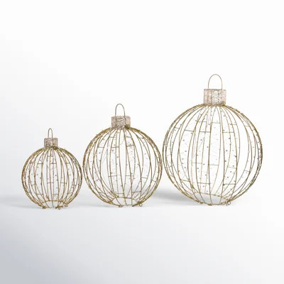 LED Lighted Ornaments Christmas Yard Decoration | Wayfair North America