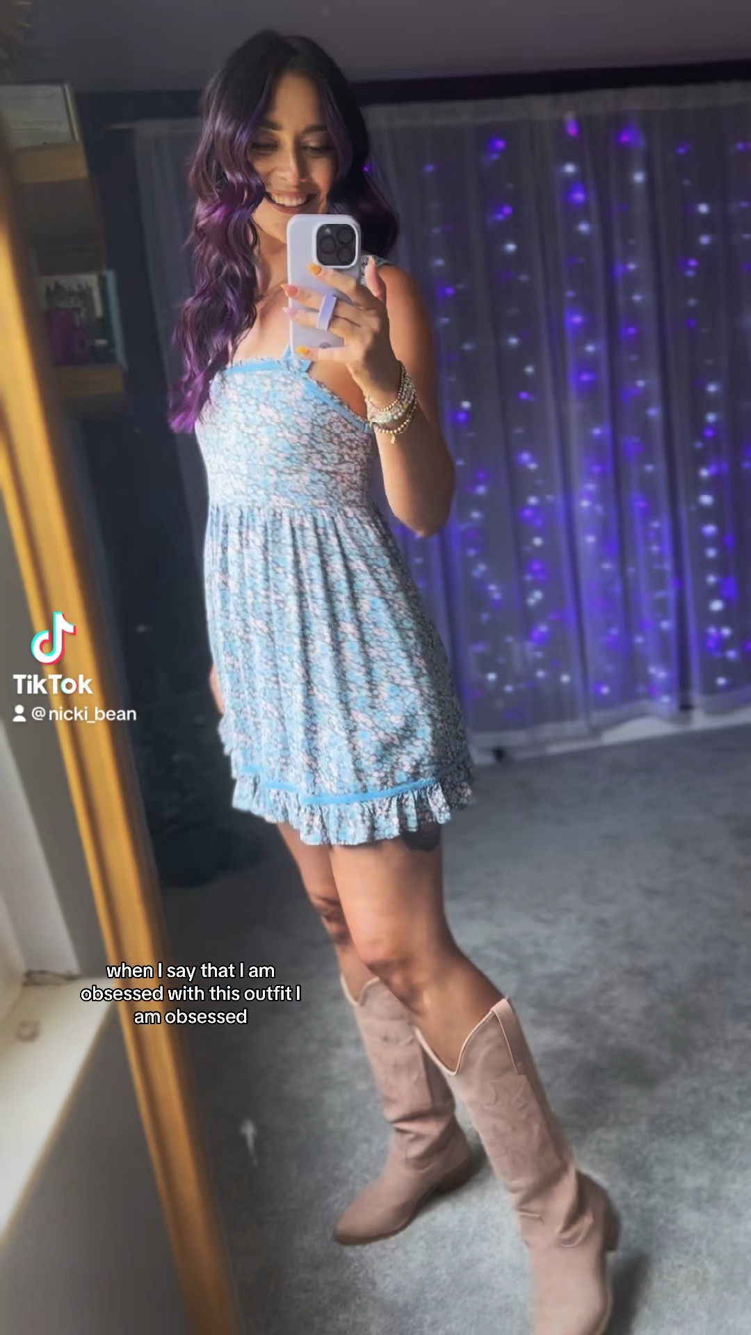 LIVING in this dress from American eagle.. paired with the Charlotte boot from pink lily 🥹 

S’cuuuute. 

#LTKstyletip #LTKunder50 #LTKsalealert