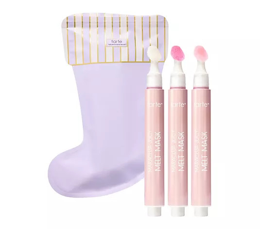 tarte maracuja juicy melt mask trio gift set & bag - QVC.com | QVC