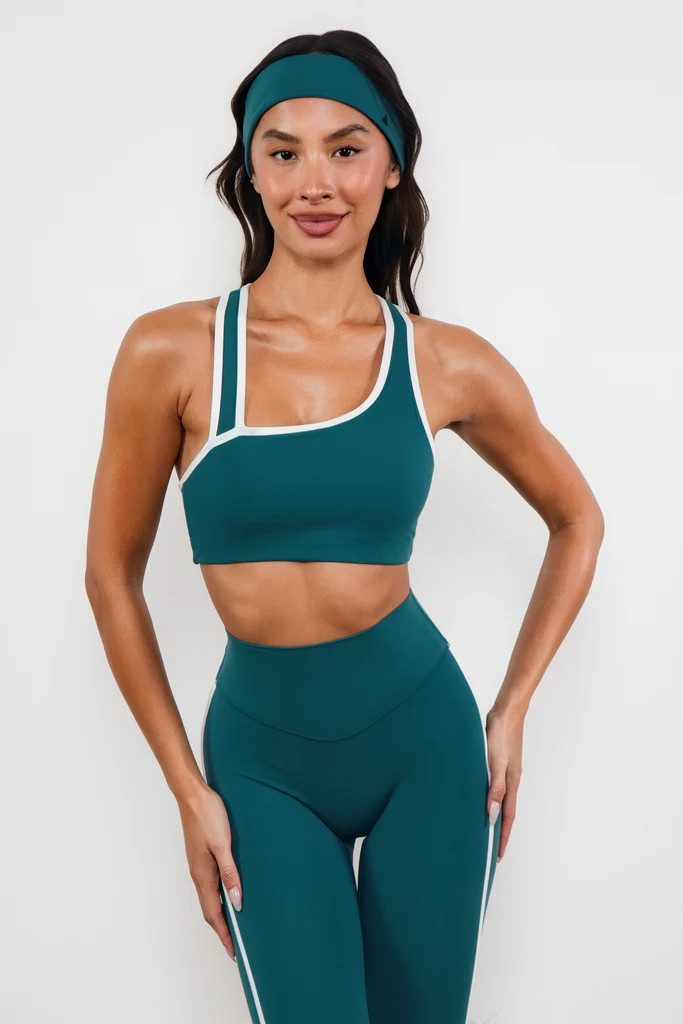 Cloud II™ Swoop Bra - Spruce Contrast | Vitality