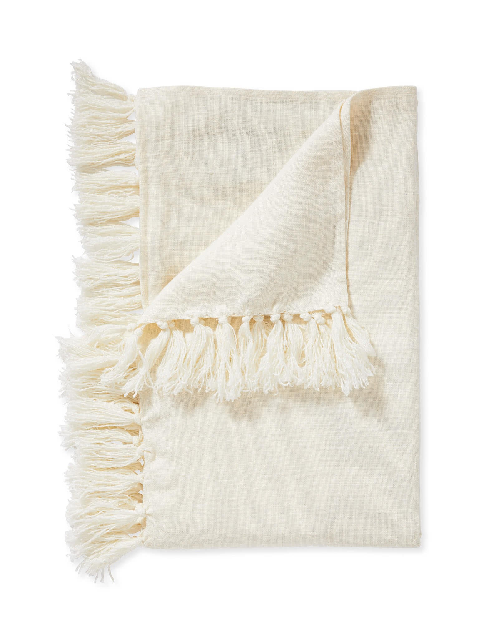 Mendocino Linen Throw | Serena and Lily