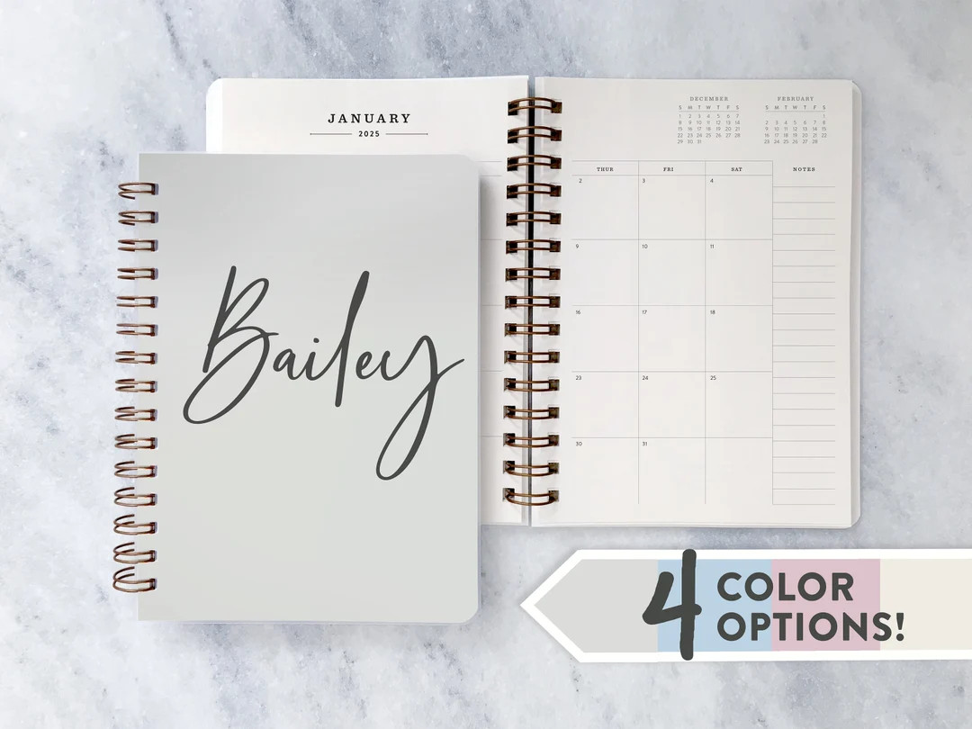 Personalized 2026 Planner: Custom Weekly, Monthly, Daily Agenda - Etsy | Etsy (US)
