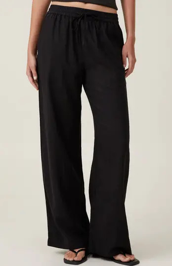 Cotton On Haven Wide Leg Pant in Natural at Nordstrom, Size 6 | Nordstrom