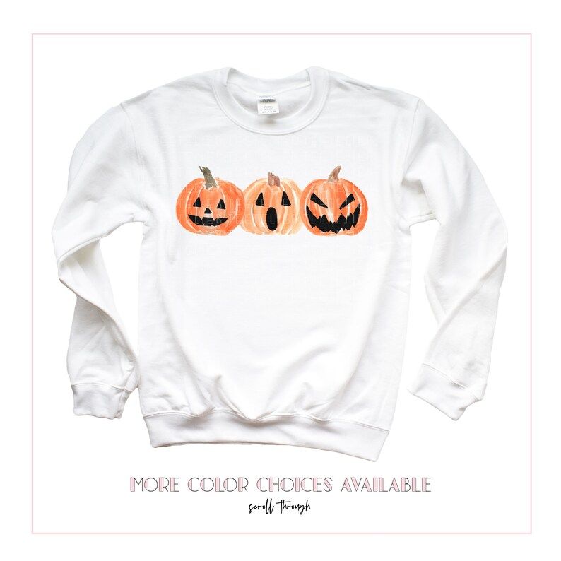 Halloween Sweatshirt Cute Pumpkin Sweatshirt Jack O Lantern - Etsy | Etsy (US)