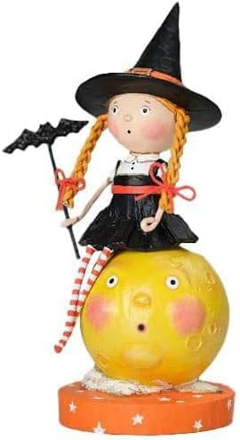 ESC by Artist Lori Mitchell Halloween 17281 Mischief on The Moon Witch Figurine, 7 Inches Tall, M... | Amazon (US)