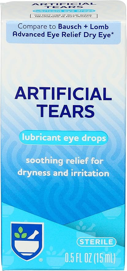 Rite Aid Pharmacy Artificial Tears, Sterile, 0.5 fl oz (15 ml) | Amazon (US)