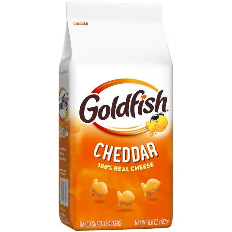 Goldfish Cheddar Crackers, 6.6 oz Bag | Walmart (US)