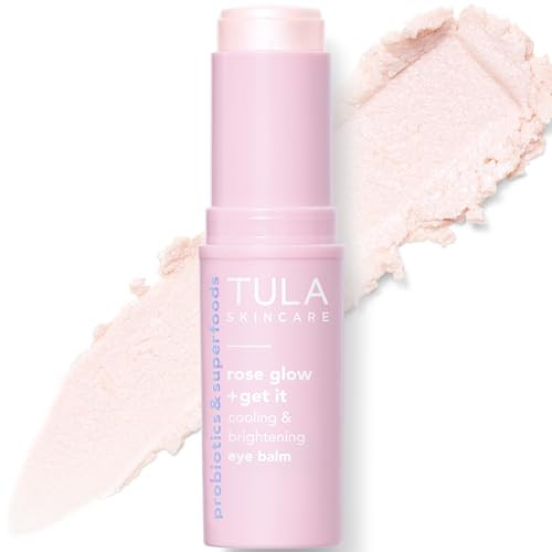 TULA Skin Care Eye Balm Rose Glow - Dark Circle Treatment, Instantly Hydrate and Brighten Undereye Area, Portable and Perfect to Use On-the-go, 0.35 oz. | Amazon (US)
