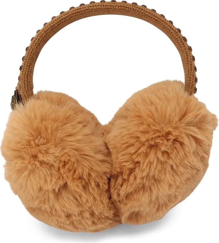 Kurt Geiger London Crystal Faux Fur Ear Muffs | Nordstrom | Nordstrom