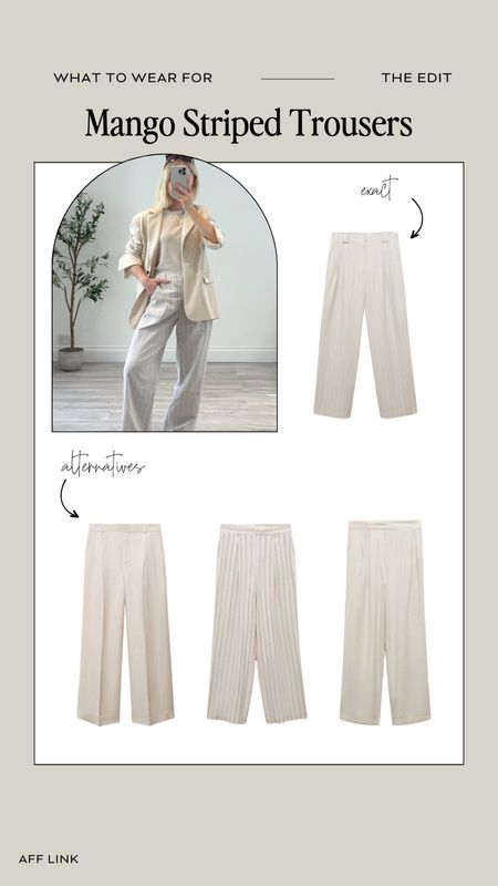 Striped Trousers featured on Mango for the Spring Summer! 

Striped Trousers, Mango Trousers, Knitted Top, Summer Outfit Inspiration, Outfit Ideas, Casual Style, City Style, Spring Summer Outfit

#LTKuk #LTKspring #LTKsummer