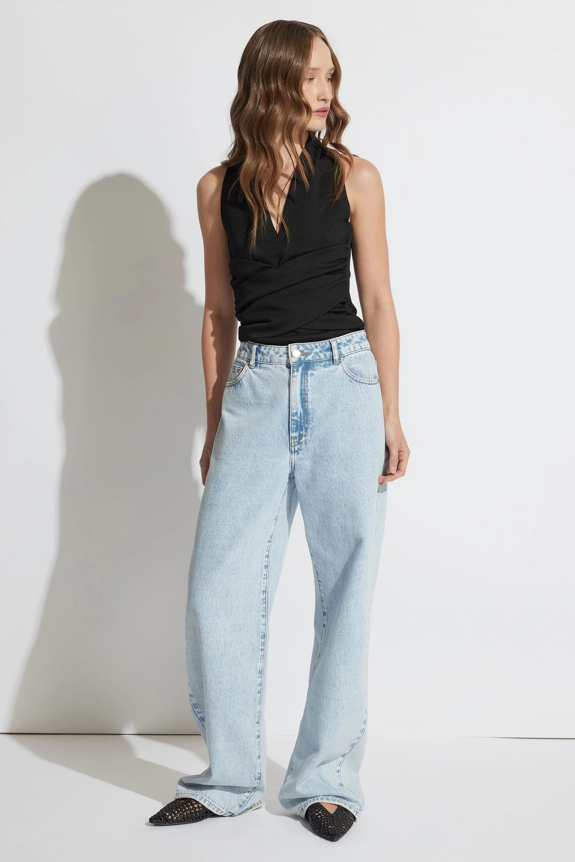 Christina Straight Leg Jean - Byron Blue | DECJUBA | DECJUBA