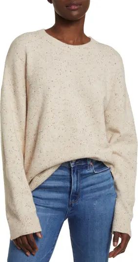 Speckled Relaxed Fit Sweater | Nordstrom