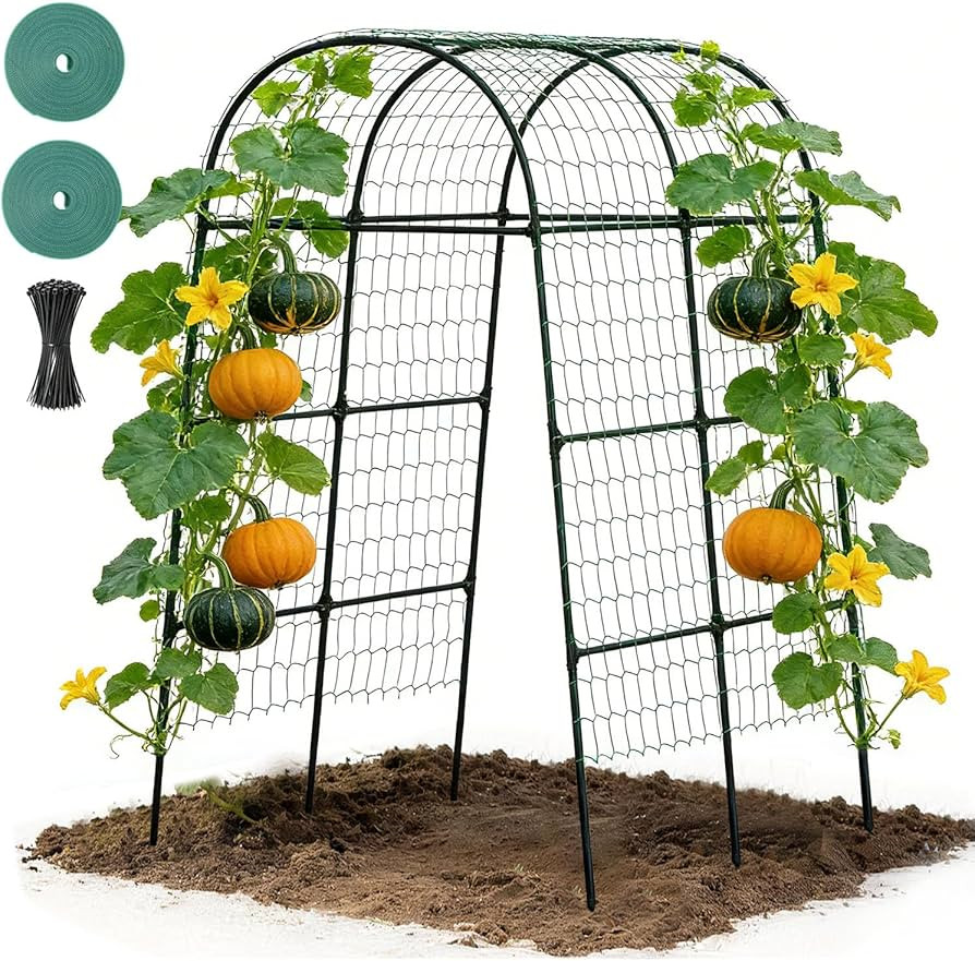 Suteck Garden Arch Trellis 7.5FT Tall \u2013 Garden Trellis for Climbing Plants Outdoor, Arch Tre... | Amazon (US)