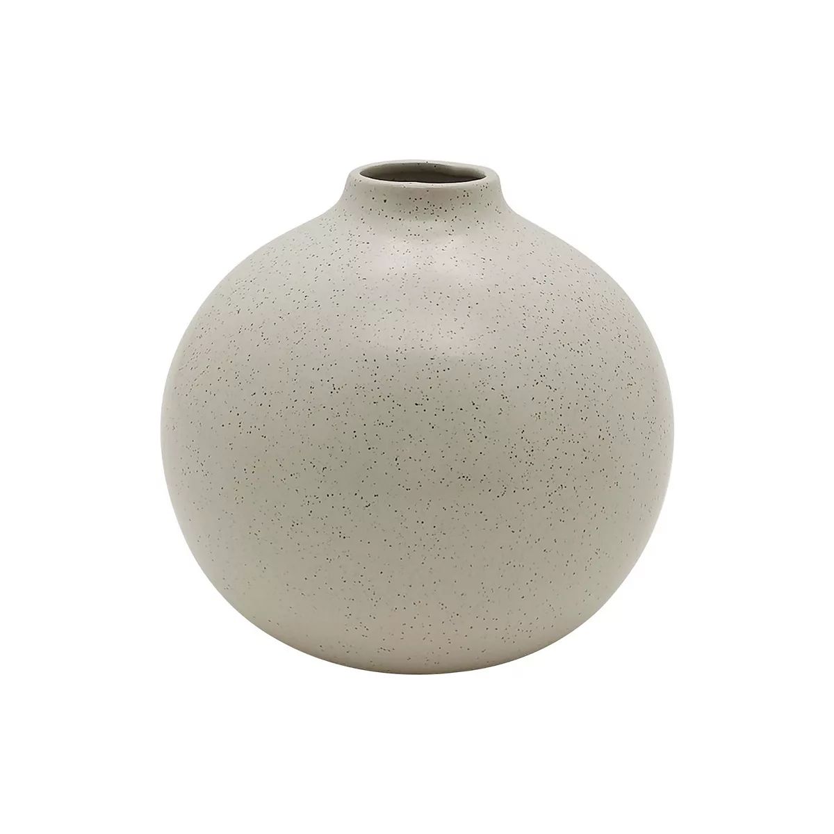 Sonoma Goods For Life® Small Round Brown Speckled Vase Table Decor | Kohl's