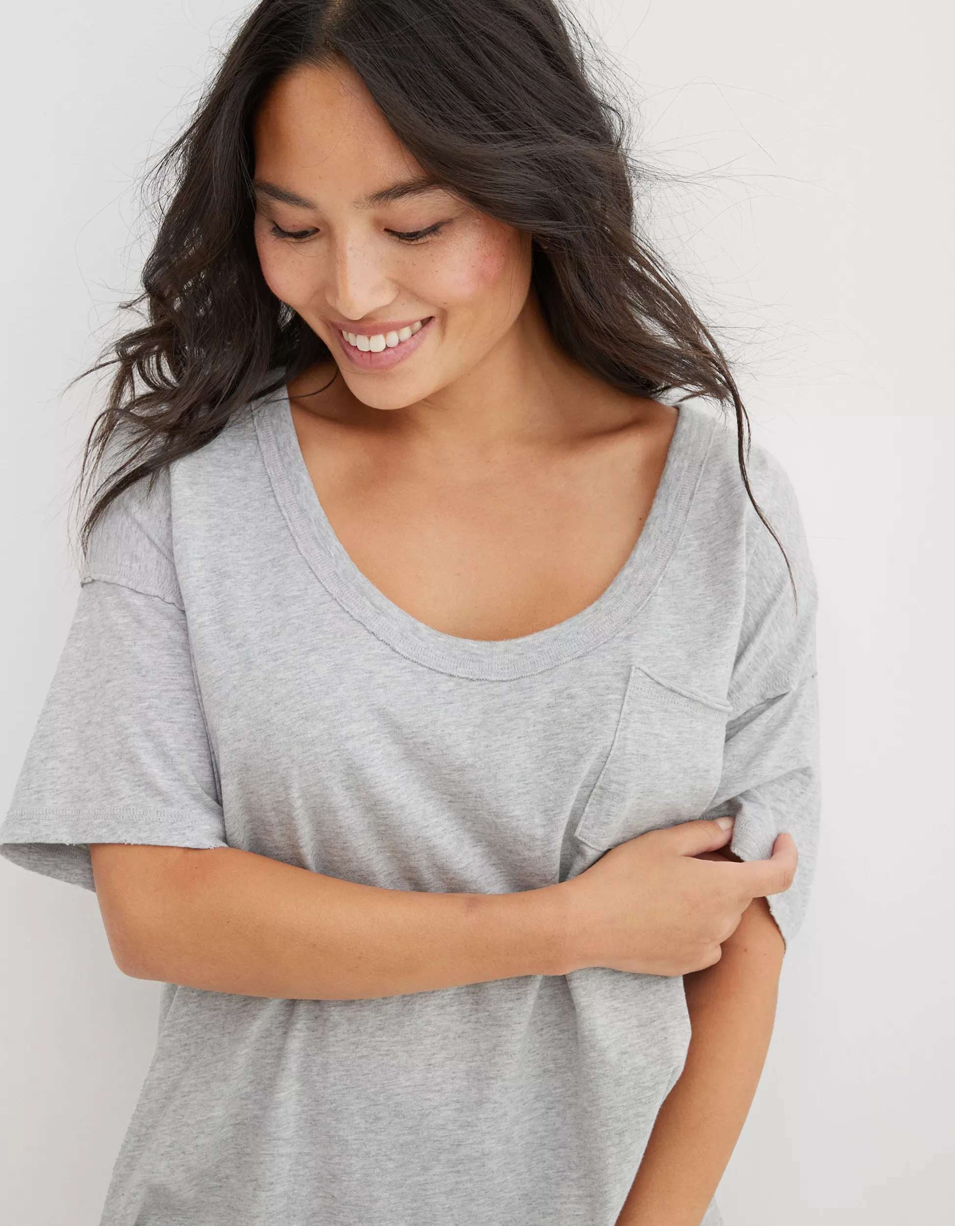Aerie Voop Oversized Boyfriend T-Shirt | Aerie