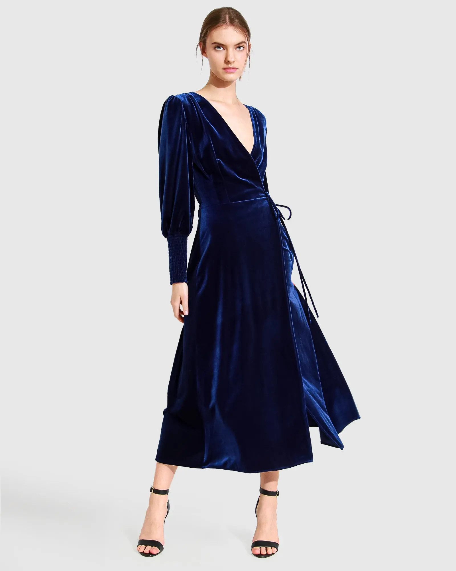 Belle & Bloom Current Mood Velvet Wrap Dress (Women) | Nordstrom | Nordstrom