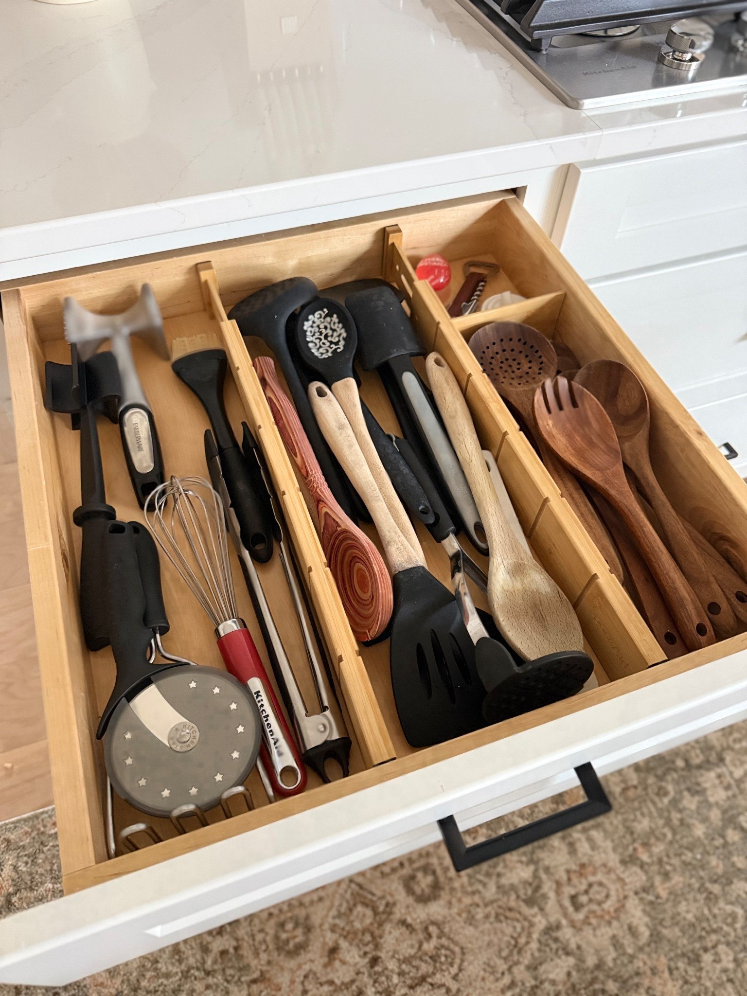 Drawer dividers for the WIN in my kitchen! Keeps utensils and other kitchen necessities neatly organized! 

#LTKHome #LTKFindsUnder50