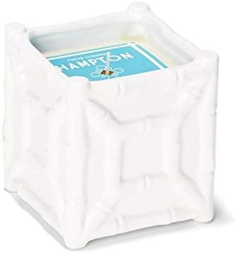 Two's Company Chinoiserie Faux Bamboo Fretwork Filled Candle | Amazon (US)