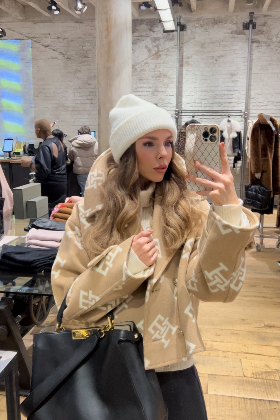 Tan pea coat