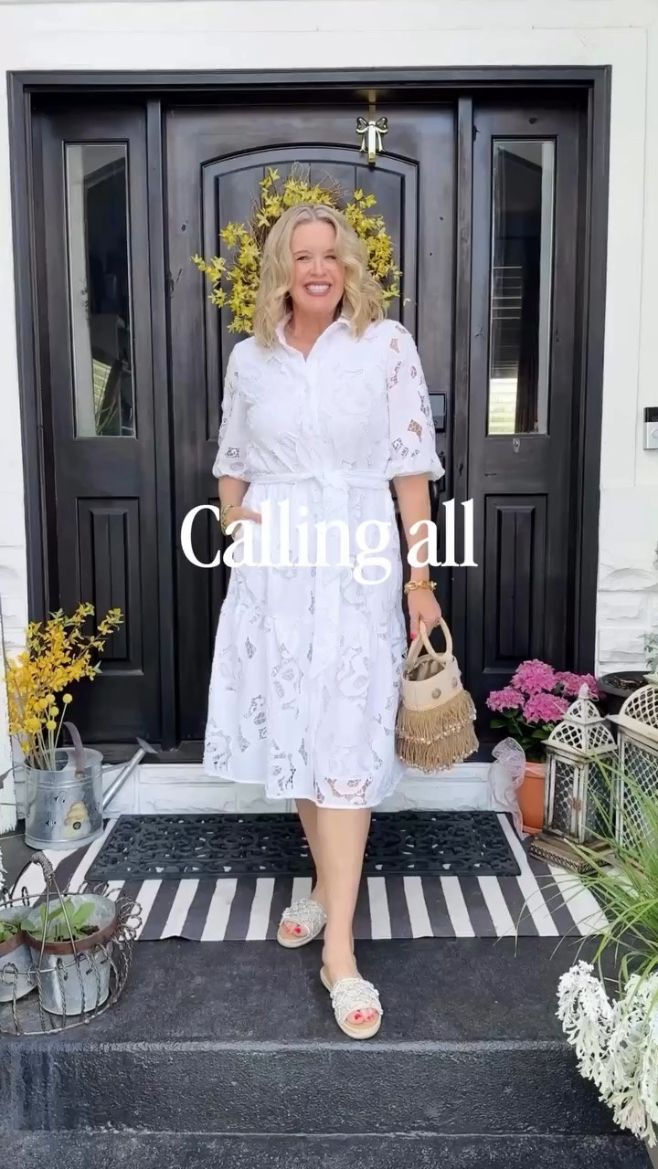 Calling….

All “Coastal Grandmothers”
The White lace dress you’ll wear ALL Summer  LONG🌊🐚🦞🌸

I am a 54 year old boy mom and COCO, who loves all things Nancy Meyers, Ralph Lauren, Ina Garten and Martha Stewart …

 Whether you love an American Summers🇺🇸, East coast Summers, Visiting Napa or Traveling Europe… You’ll love this White lace Dress with balloon sleeves, pockets and tied waste.

Perfect dressed  casual or dressed up. 

Comment “ Shop” for links 

#coastalgrandmother #midlifewomen #agelessstyle #whitedresses