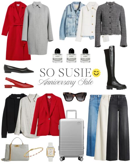 Susie’s Nordstrom Anniversary Sale Wish List ♥️



If I told you this is the 32nd Nordstrom Anniversary Sale I’ve covered since I first started working there, you might wonder how old I am 😂 

Needless to say, after all these years, one might say I’m a pro 😉

Consider me your trusted source for how to navigate the Nordstrom Anniversary Sale and get the best of the fall season — highly edited, on trend, and super stylish — before it’s all gone!

And mark your calendars!

On July 8th, I’ll reveal the best of the Anniversary sale on sosusie.com - you won’t want to miss it!

AND on July 9th, I’ll be going LIVE from the dressing room at Nordstrom sharing with you my favorite finds!
 
Happy shopping! 🌟

#LTKxNSale #LTKSummerSales #LTKSaleAlert