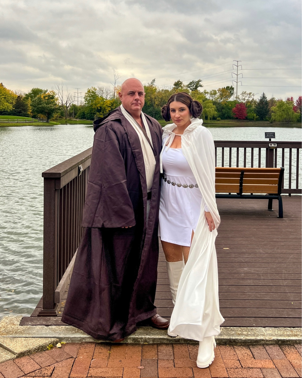 Couples Halloween Costume Idea!
Star Wars Halloween costumes, Jedi costume, Princess Leia costume, adult Halloween costumes, Amazon prime, last minute Halloween costume ideas, Amazon dress, Amazon finds, Amazon fashion, tall white boots, sparkly fishnet stockings, silver western boots 

#LTKstyletip #LTKfindsunder50 #LTKHalloween