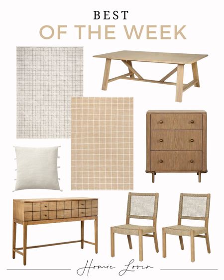 Homie Lovin’s Best of the Week!

furnitures, home decor, interior design, area rug, nightstand, console table, throw pillow, outdoor furniture, outdoor dining table, dining chair #Walmart #Target #Wayfair #RugsUSA

#LTKHome #LTKSaleAlert #LTKFamily