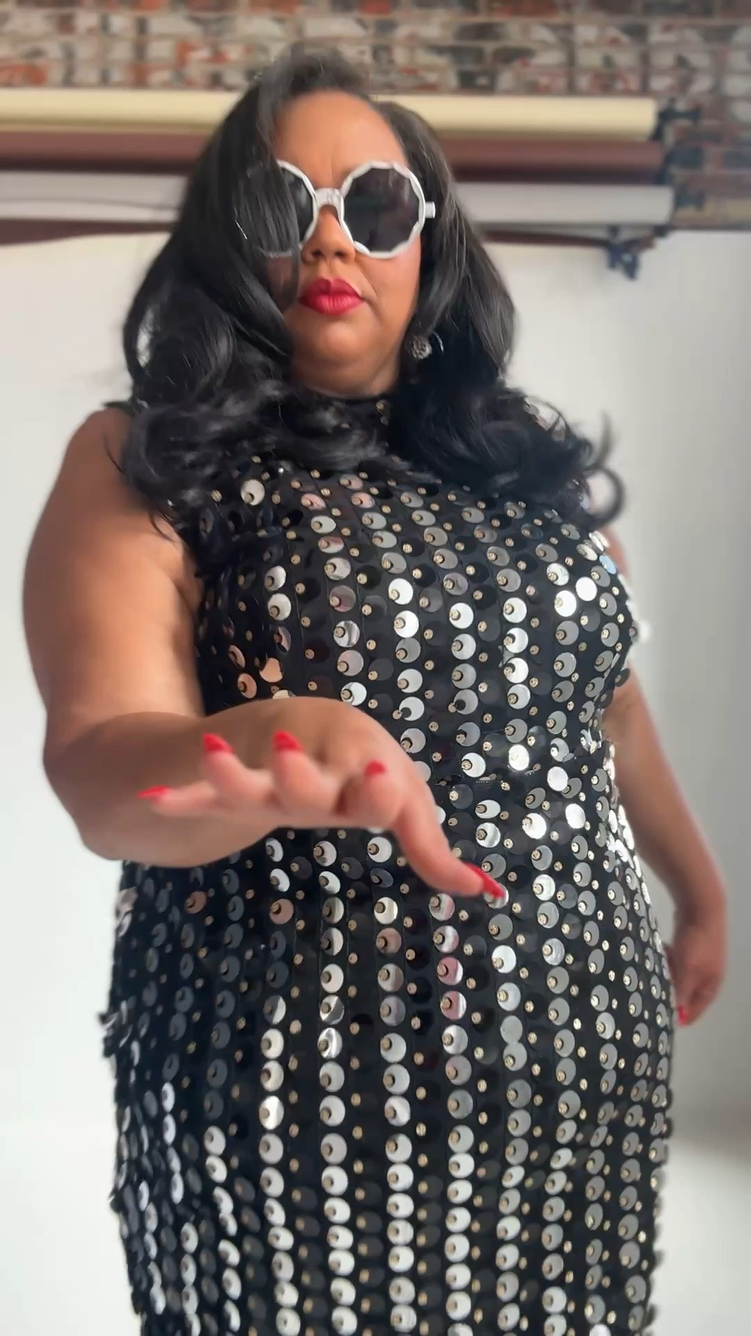 Wearing a 22W. True to size. Stunning evening dress!

#LTKootd #LTKOver40 #LTKPlusSize