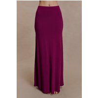 Martiena Knit Maxi Skirt / Plum | MESHKI | XS | MESHKI US