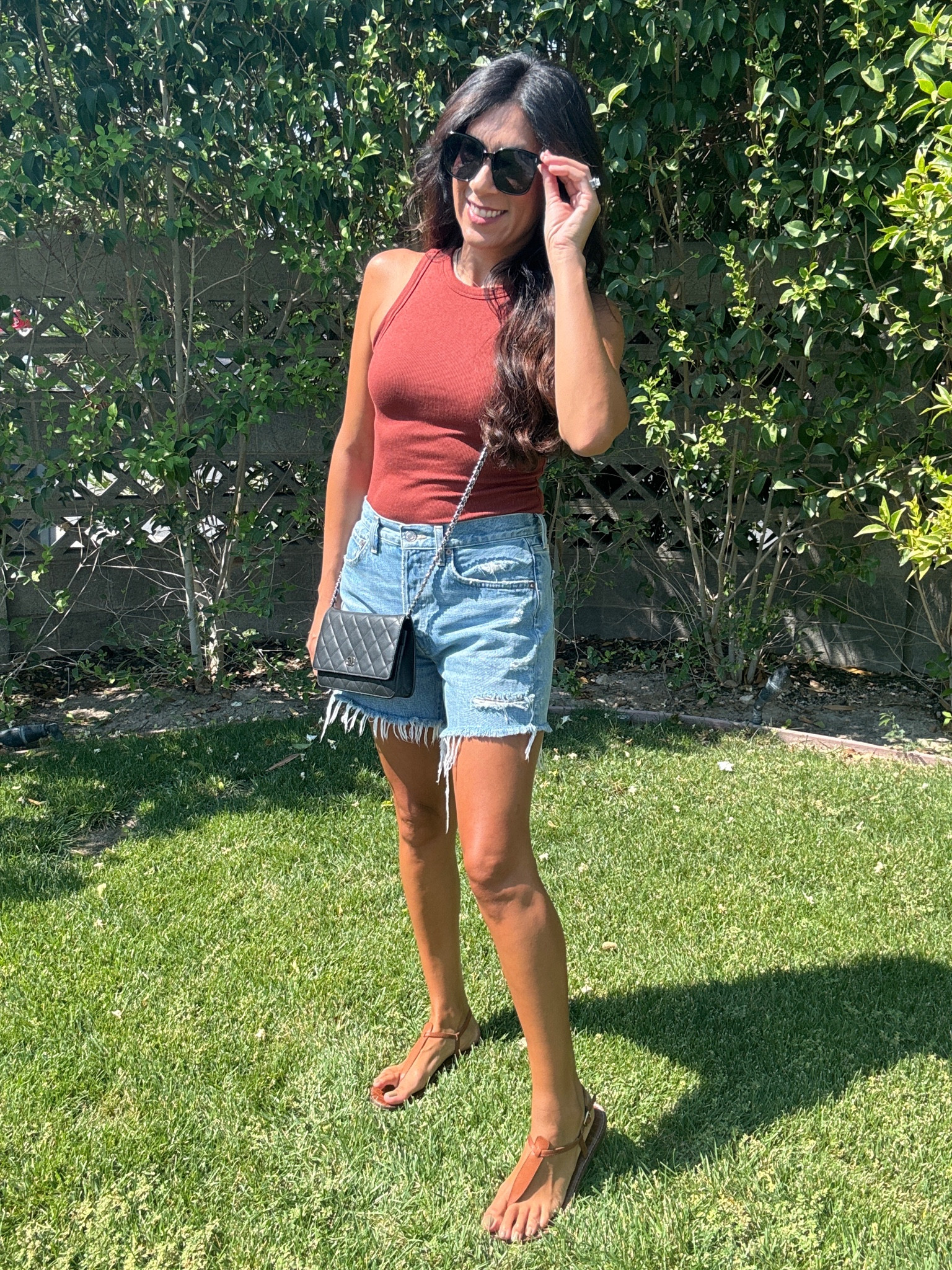 Causal OOTD for this in between weather. Love these shorts because of the length. Paired it with darker colors for the season. And of course my favorite sunnies  

#LTKFindsUnder100 #LTKSeasonal #LTKStyleTip