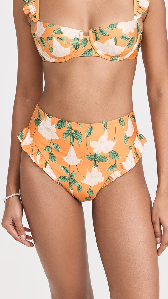 Jengibre Sabanero Dorado Bikini Bottoms | Shopbop