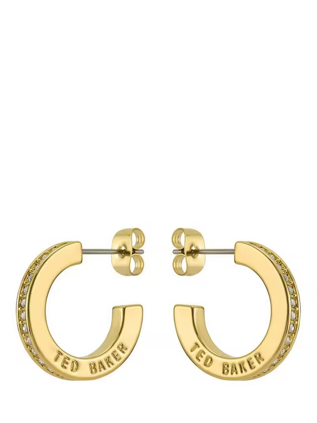 Ted BakerSinliaa Crystal Demi Hoop Earrings | John Lewis (UK)