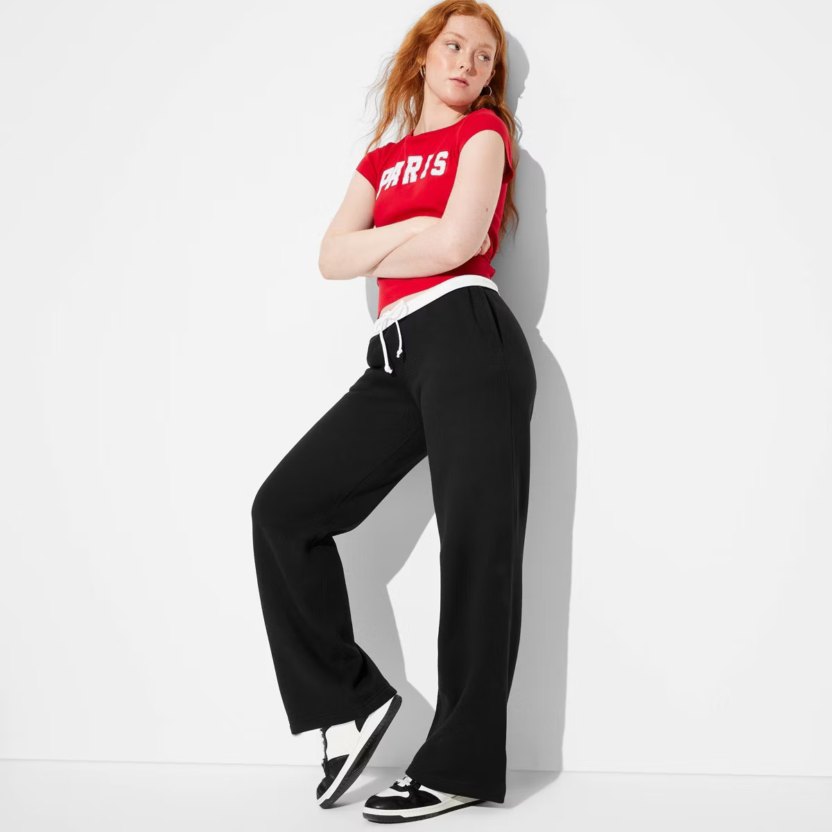 Women's High-Rise Straight Leg Sweatpants - Wild Fable™ | Target