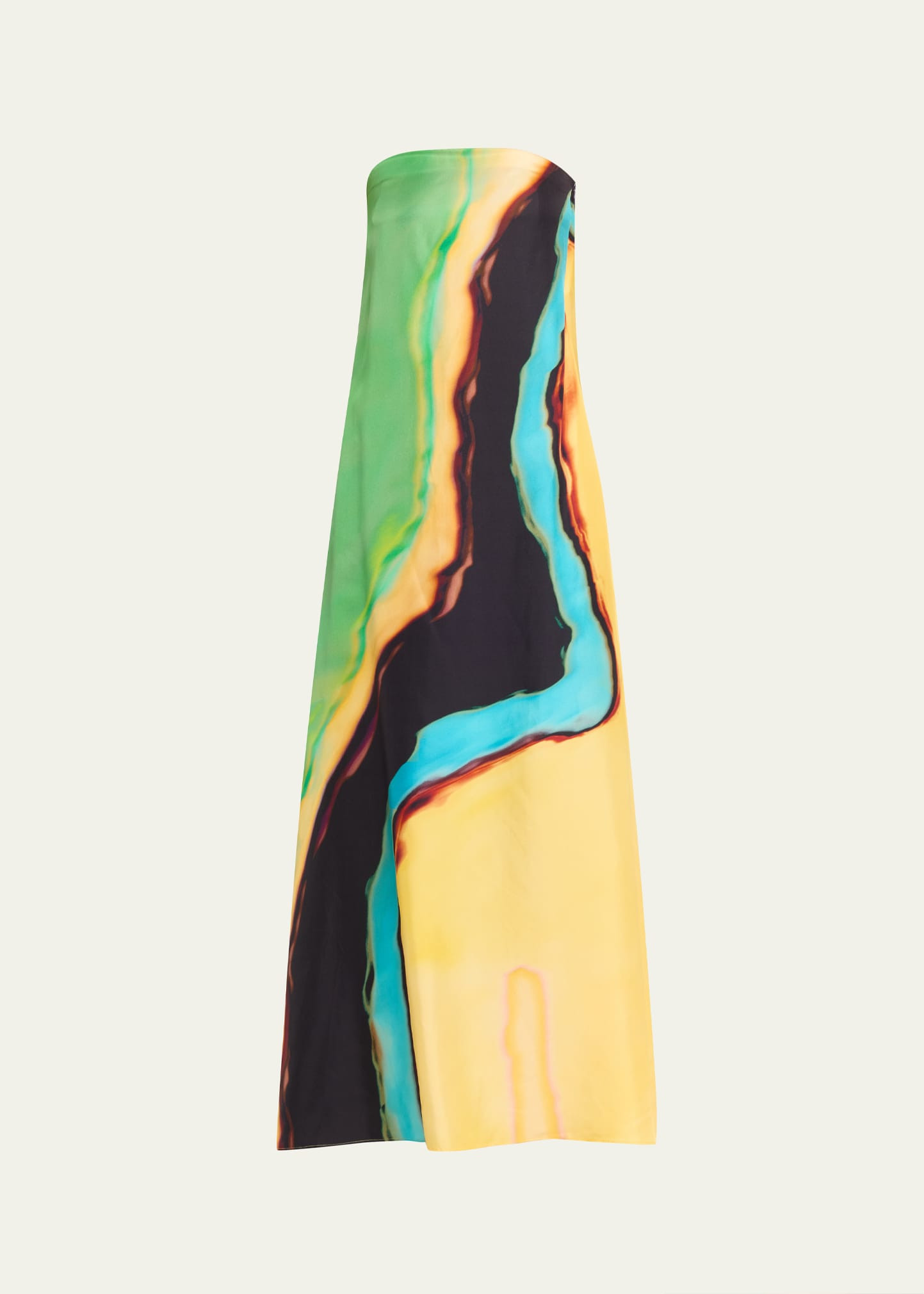 Christopher Esber Aura Silk Strapless Maxi Dress | Bergdorf Goodman