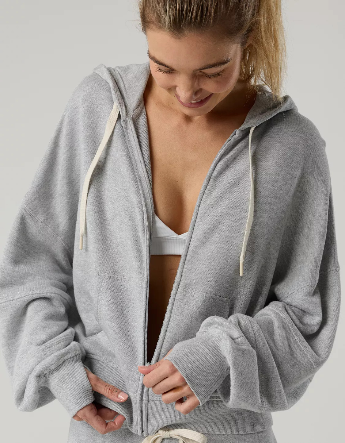 OFFLINE By Aerie Keep It 100 Terry Full Zip | American Eagle Outfitters (US & CA)