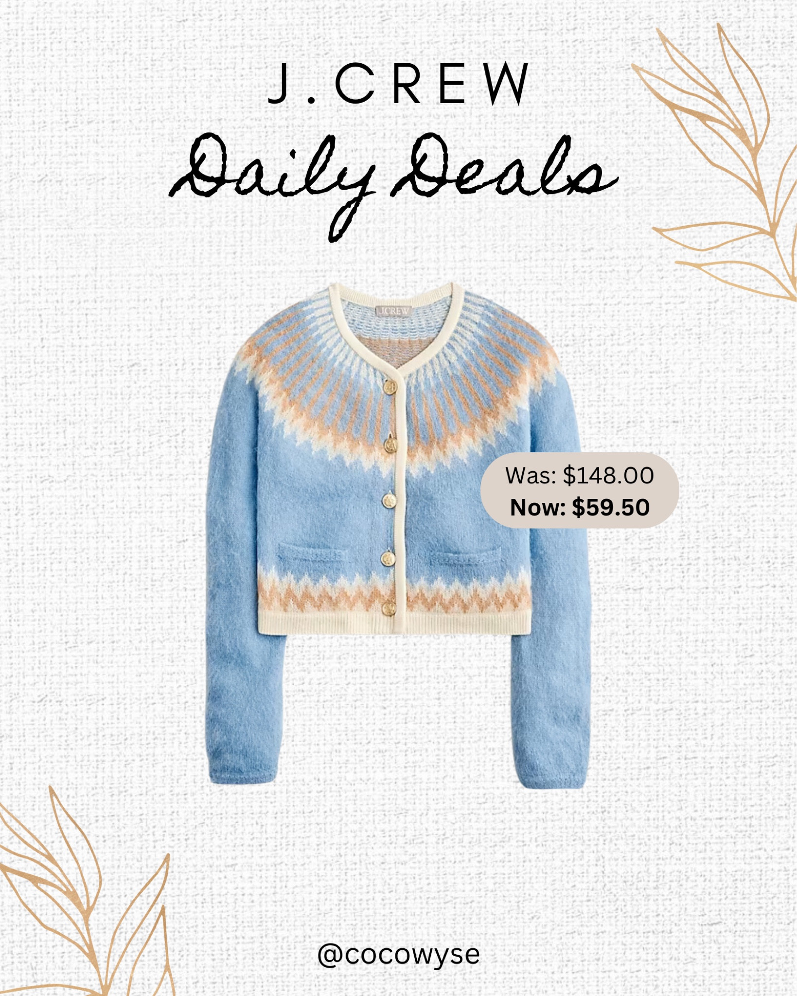 Daily Deal from J.Crew!

#LTKCyberWeek #LTKSeasonal #LTKHolidaySale