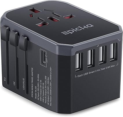 EPICKA Universal Travel Adapter, European Travel Plug Adapter - International Power Adapter World... | Amazon (US)