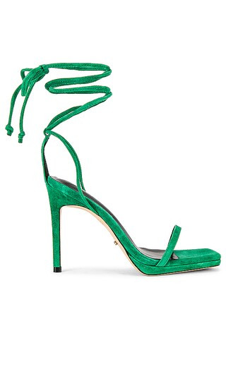 Fleur Sandal in Jade Suede | Revolve Clothing (Global)