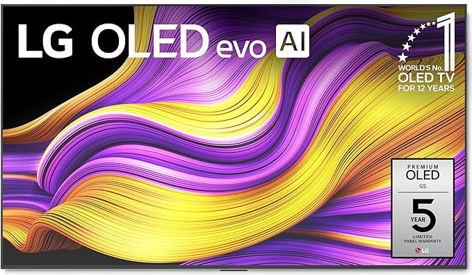 LG 65-Inch Class OLED evo AI Super Upscaling 4K G5 Series Smart TV w/Dolby Atmos, Vision, HDR10, ... | Amazon (US)